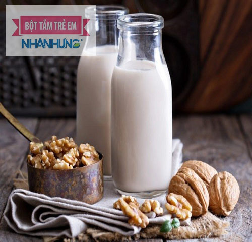 Sữa óc chó bổ sung canxi cho hệ xương của bé thêm khỏe mạnh