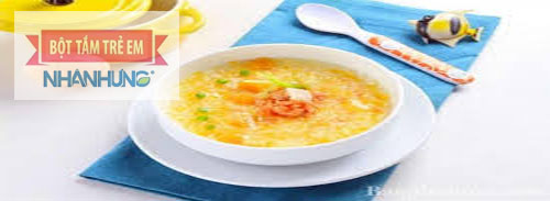 Cháo thịt trắng và cà rốt