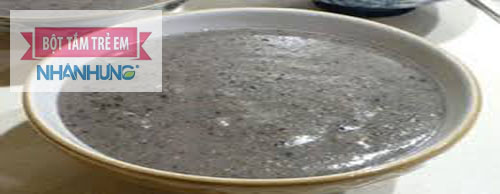 Cháo đậu cô ve vừng đen