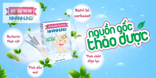 Berberine là thành phần chính trong Bột tắm Nhân Hưng
