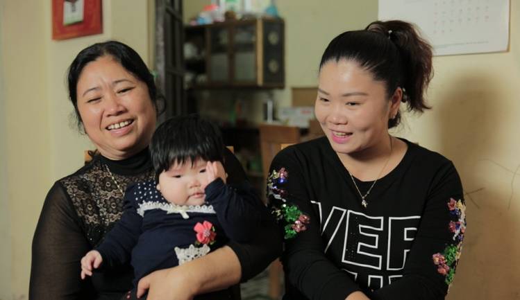 Bé Hồng Ánh đã khỏi hoàn toàn hăm tã sau 7 ngày