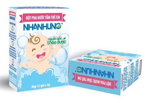 Kết hợp cùng Bột tắm trẻ em Nhân Hưng để đẩy nhanh quá trình trị hăm tã