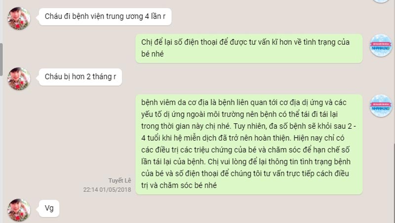 Đi viện 5 lần 7 lượt nhưng nhiều mẹ bỉm vẫn bế tắc khi chàm sữa ở con không hết