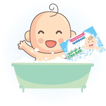Bột pha nước tắm trẻ em Nhân Hưng - Kháng khuẩn, chống viêm, giảm ngứa, trị các bệnh về da