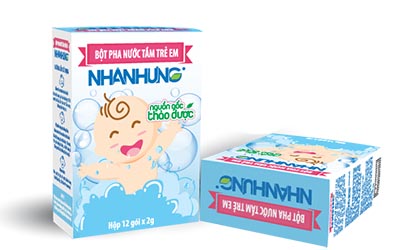 Đừng quên sử dụng Bột tắm trẻ em Nhân Hưng