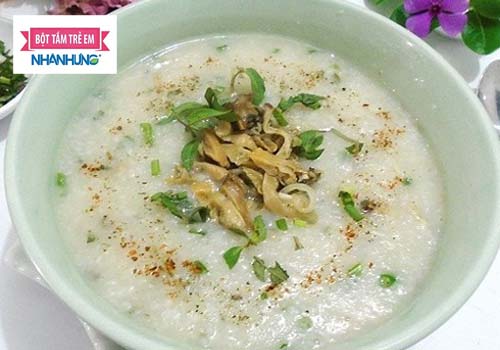Cháo trai thơm ngon - Trị mồ hôi trộm bằng cháo trai
