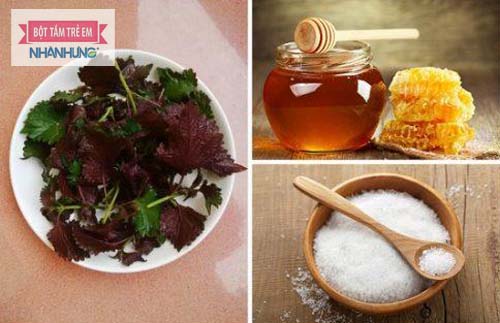 Bài thuốc xóa sổ mụn thịt từ lá tía tô mật ong - mụn thịt ở trẻ sơ sinh