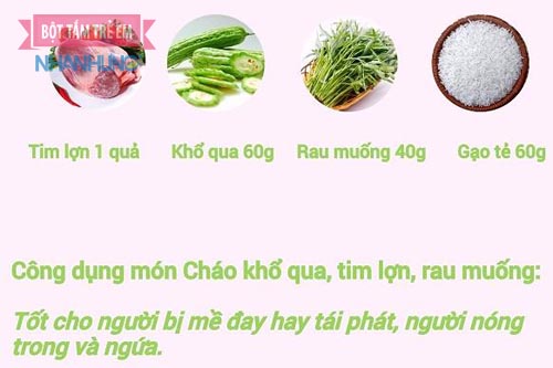 Món ăn tốt cho trẻ nổi mề đay