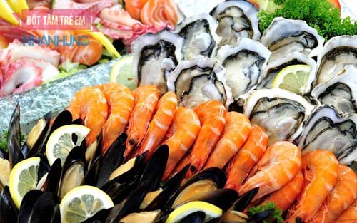 Hải sản khiến nhiều trẻ bị dị ứng